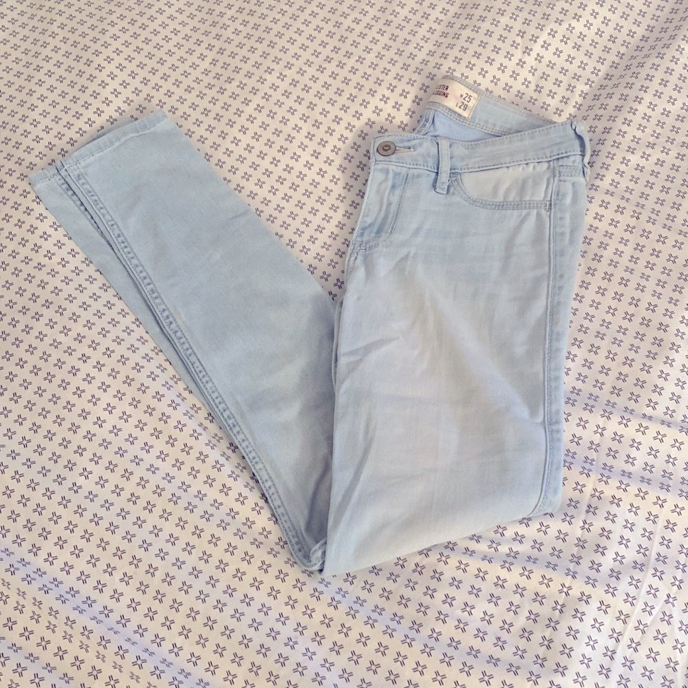 Abercrombie & Fitch jegging jeans light wash